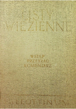Listy więzienne Świętego Pawła