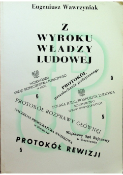 Z wyroku władzy ludowej
