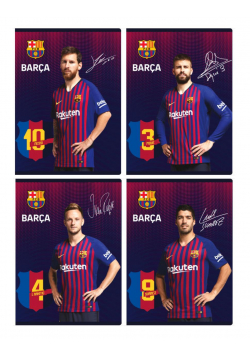 Zeszyt MO A5/32K linie FC Barcelona (10szt) ASTRA
