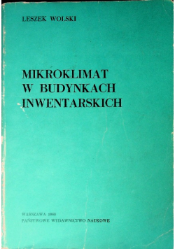 Mikroklimat w budynkach inwentarskich