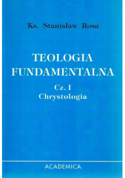 Teologia Fundamentalna Cz I
