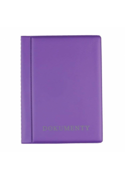 Okładka na dokumenty mini violet