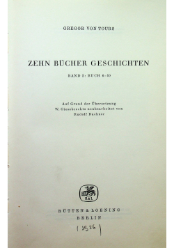 Zehn bucher Geschichten band 2