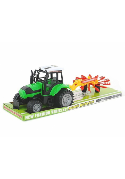 Traktor z maszyną rolniczą napęd