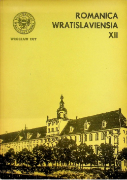 Romanica wratislaviensia XII