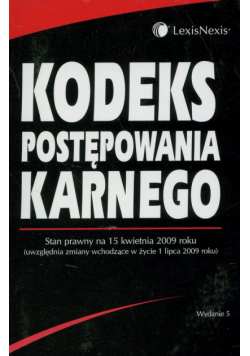 Kodeks postępowania karnego