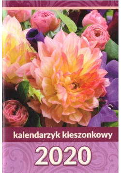 Kalendarz 2020 kieszonkowy MIX tektura ANIEW