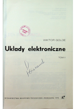 Układy elektroniczne Tom II