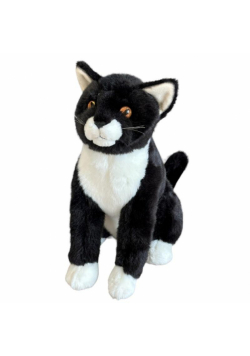 Kot siedzący czarny 28cm