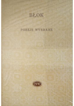 Błok Poezje wybrane