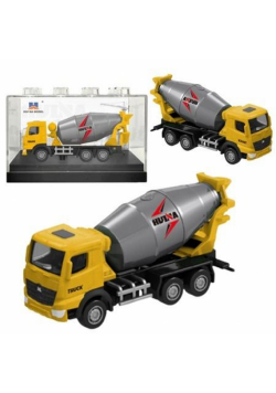 Betoniarka metalowa model żółta MIX Huina