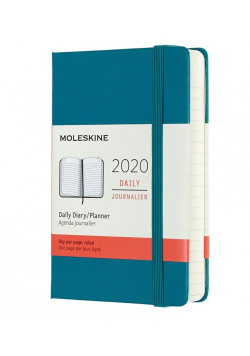 Kalendarz 2020 dzienny 12MP tw. Magnetic green