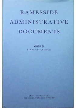 Ramesside administrative documents