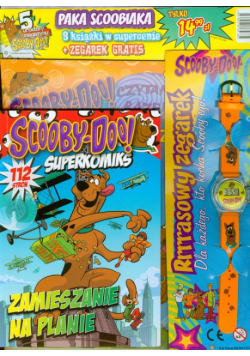 Scooby-Doo! Paka Scoobiaka Zestaw z zegarkiem