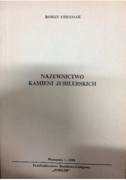 Nazewnictwo kamieni jubilerskich