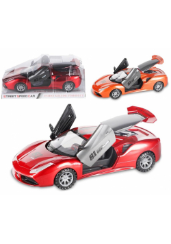 Auto sportowe czerwone