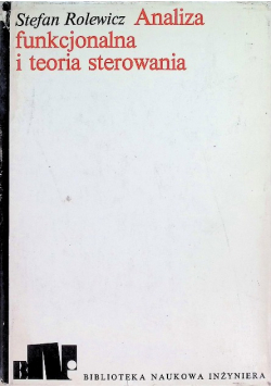 Analiza funkcjonalna i teoria sterowania
