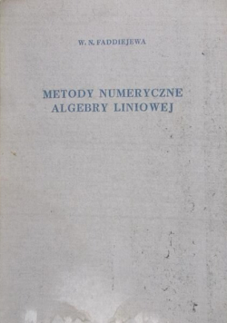 Metody numeryczne algebry liniowej