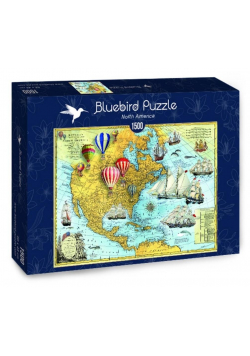 Puzzle 1500 Ameryka Północna