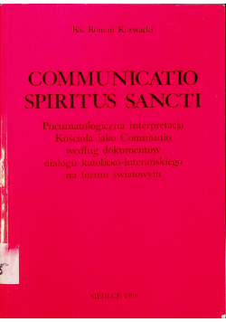 Communicatio spiritus sacti