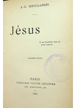 Jesus 1903 r.