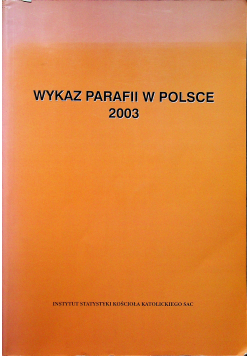 Wykaz parafii w Polsce 2003