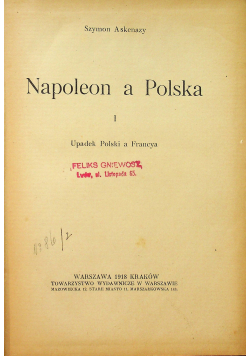Napoleon a Polska I  1918 r