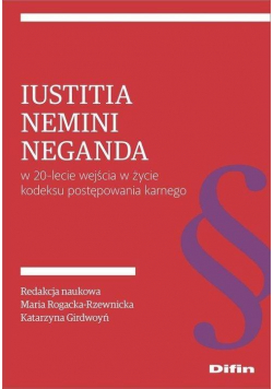 Iustitia nemini neganda