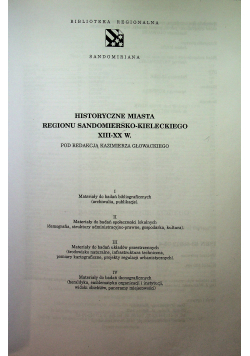 Heraldyka historycznych miast  regionu Sandomierko KIelckiego