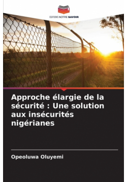 Approche élargie de la sécurité