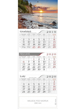 Kalendarz 2020 Trojdzielny Nad Bałtykiem CRUX
