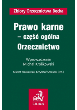 Prawo karne część ogólna Orzecznictwo