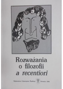 Rozważania o filozofii a recentiori