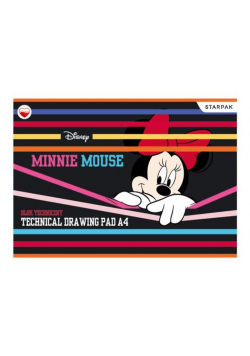 Blok techniczny A4/10K biały Minnie (20szt)