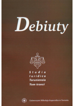 Debiuty Studia Iuridica Toruniensia