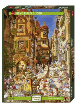 Puzzle 1000 Romantyczne miasto - Dzień