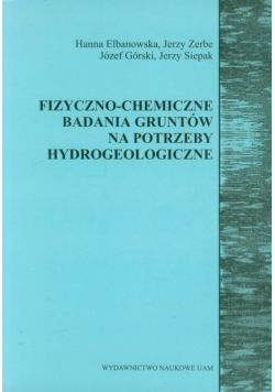 Fizyczno chemiczne badania gruntów na potrzeby hydrogeologiczne