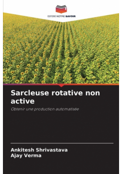 Sarcleuse rotative non active