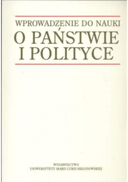 Wprowadzenie do nauki o państwie i polityce