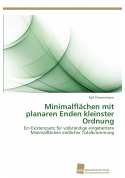 Minimalflächen mit planaren Enden kleinster Ordnung