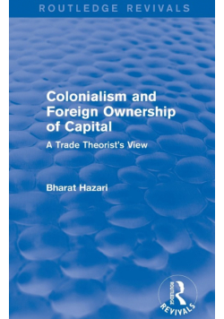 Colonialism and Foreign Ownership of Capital (Routledge Revivals)