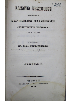 Kazania przygodne 1844 r.