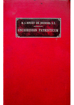 Enchiridion Patristicum 1913 r.