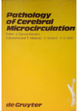 Pathology of cerebral microcirculation