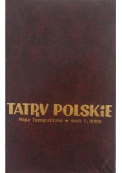 Tatry Polskie mapa topograficzna