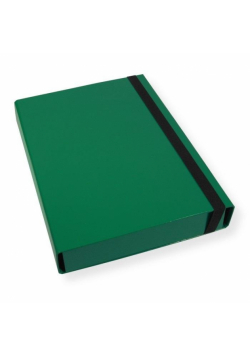 Teczka A4 skrzydłowa 5cm zielona