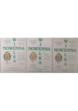 Wielka nowenna Tom 1 do 3
