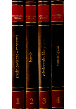 Literatura polska 4 tomy