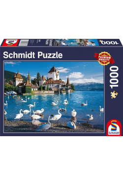 Puzzle PQ 1000 Stado łabędzi nad jeziorem G3