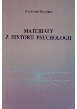 Materiały z historii psychologii